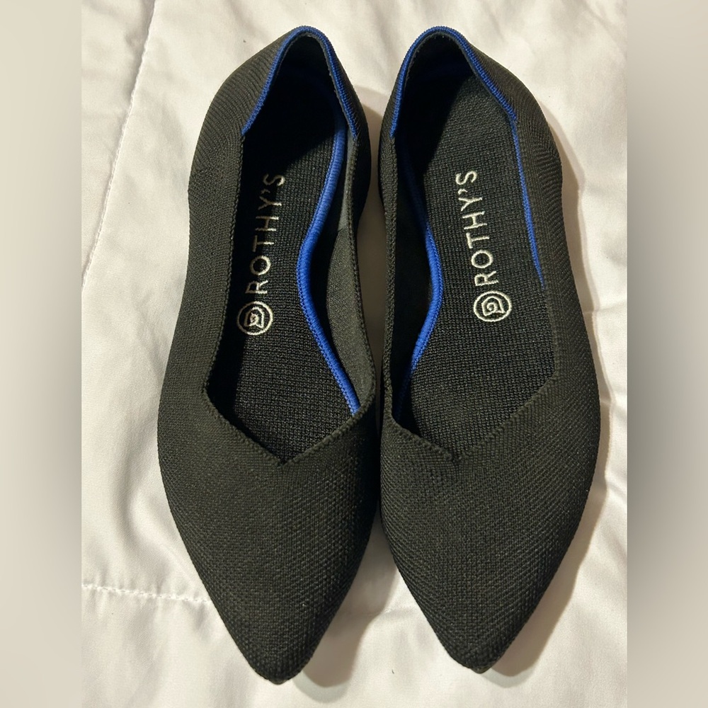 Rothy’s The Point Flats Black